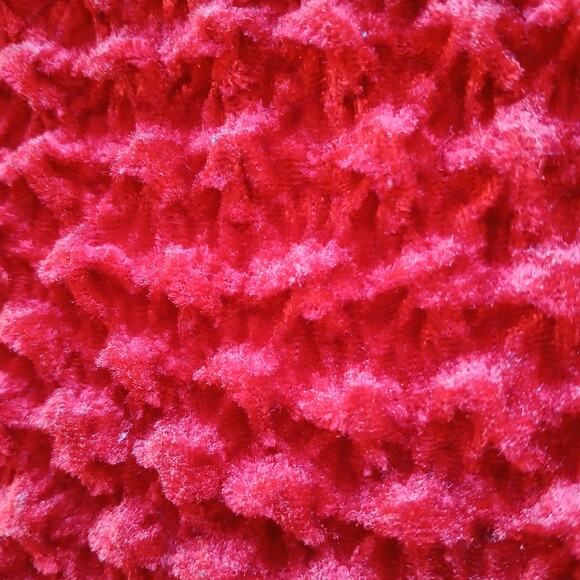 Coolwear USA Red Velvet Bubble Tank Top OSFM S M L XL 2X Y2K stretch blouse - Picture 12 of 12